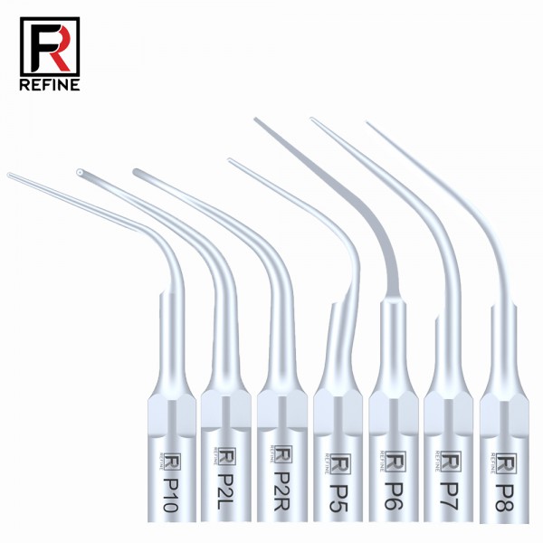 5本 Refine® 歯科用超音波スケーラーチップ ペリオ用チップ(Woodpecker EMS対応)