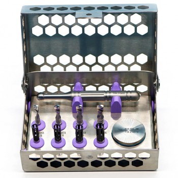 歯科用骨採取器とボーンミル キット/ セルフボーンチップメーカー (ストッパー付き)