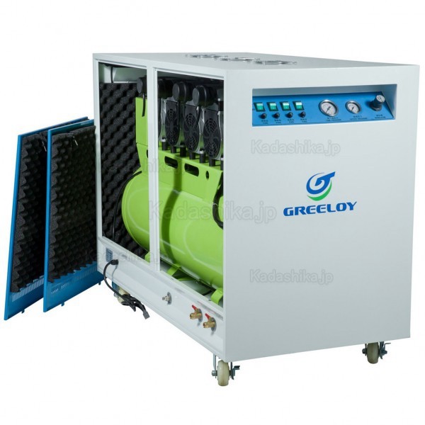 https://www.kadashika.jp/goods-250-Greeloy%C2%AE-GA-84X-Ultra-Quiet-Dental-Air-Compressor-4HP-120L-with-Silent-Box.html
