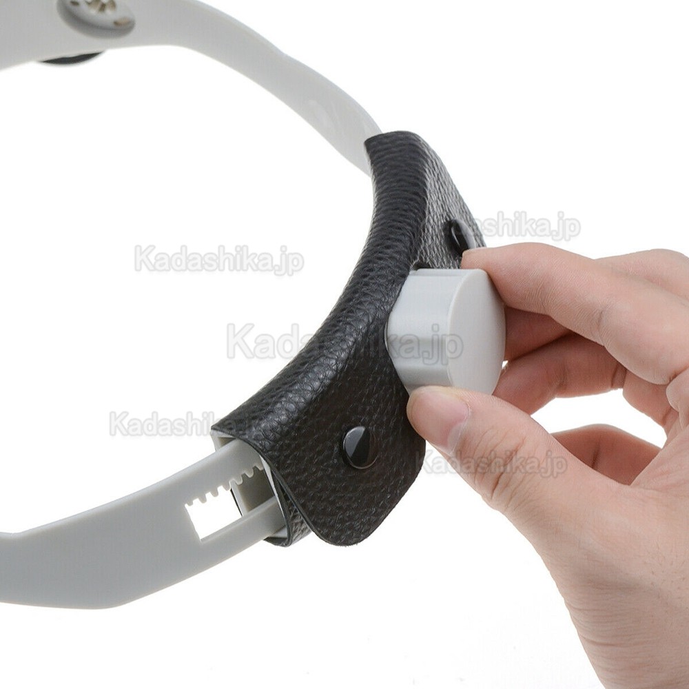 歯科用 ヘッドライト 5W LED 歯科 拡大鏡 ライト (フィルター付き)
