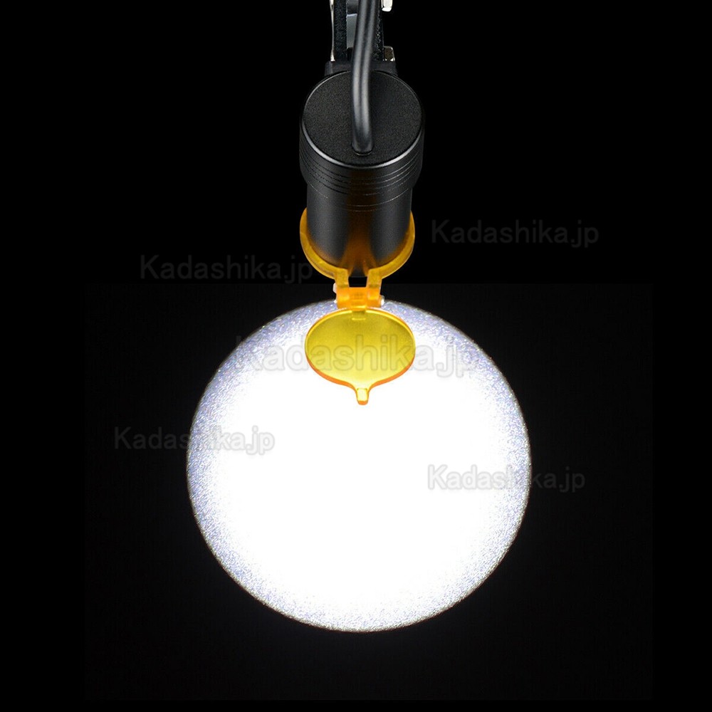 歯科衛生士 ヘッドライト  5W LED ゴーグルライト (光学フィルター付き)