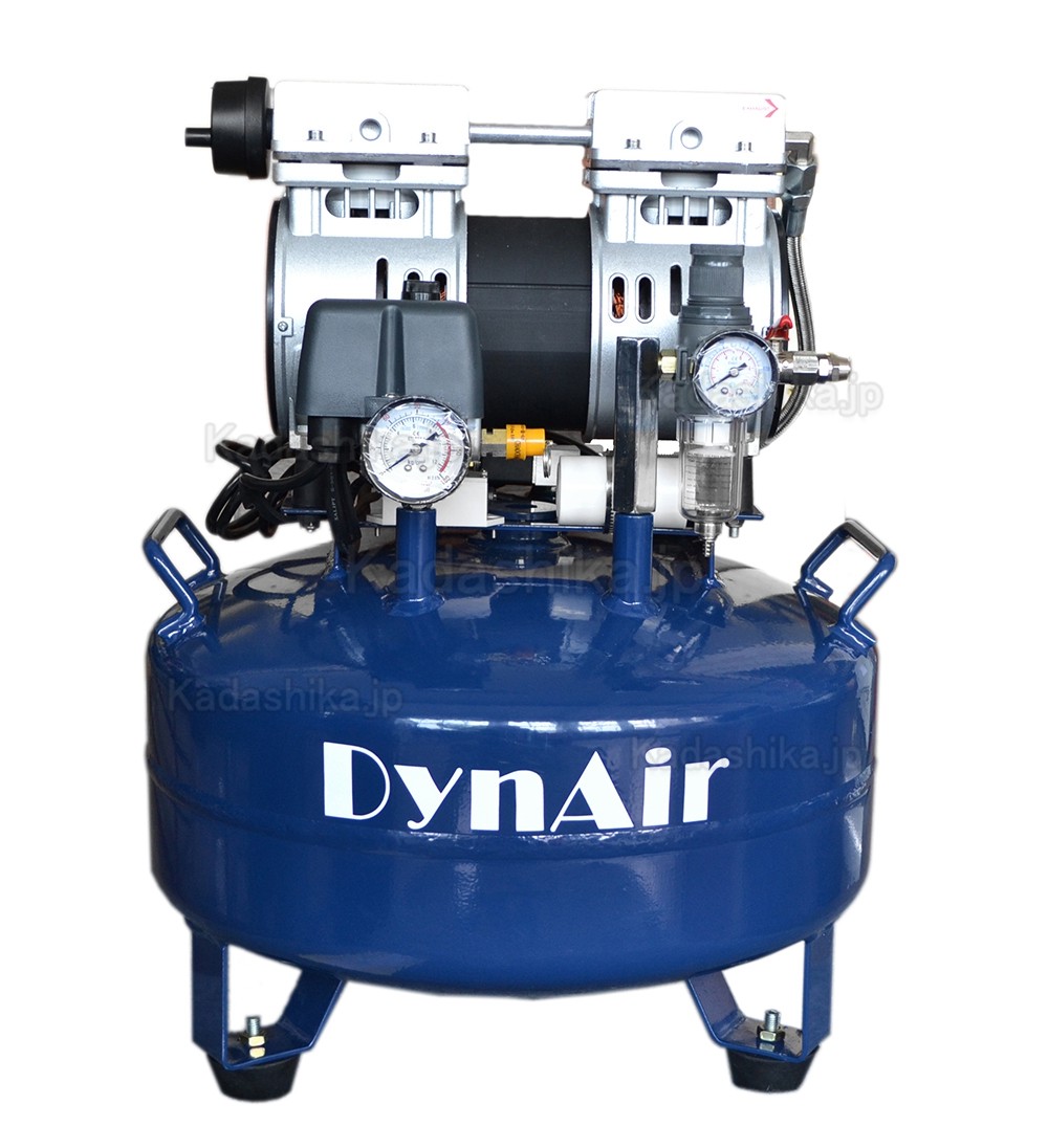 DYNAIR DA5001 歯科 オイルレス エアコンプレッサー 0.75馬力 22L