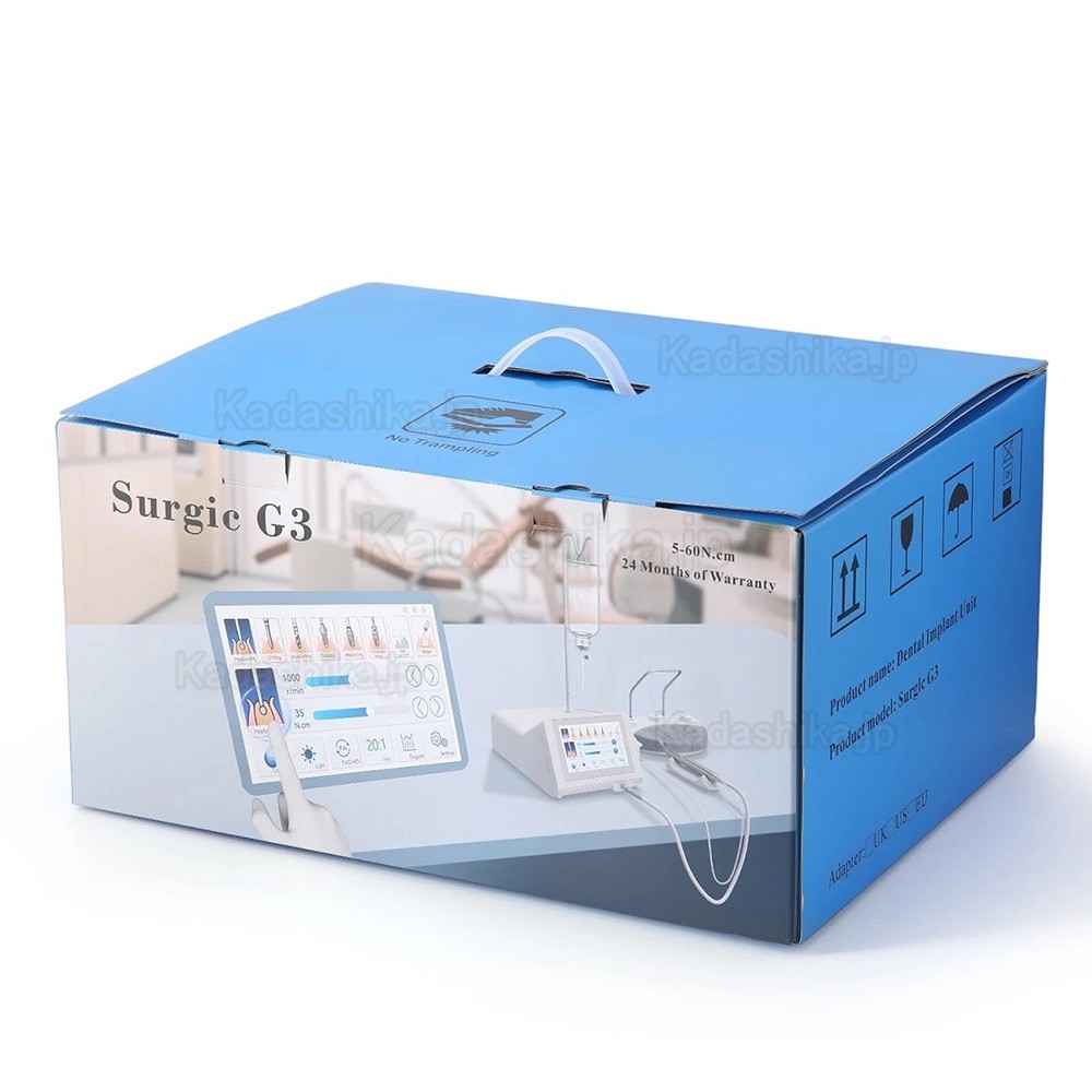 Betterway Surgic G3 歯科インプラント用モーターシステム + 20:1 コントラアングルハンドピース