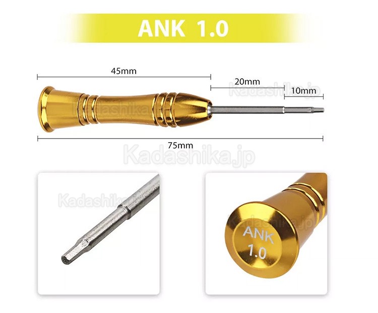10個/キット ユニバーサル歯科アバットメントスクリュー ドライバー 歯科医インプラント器具