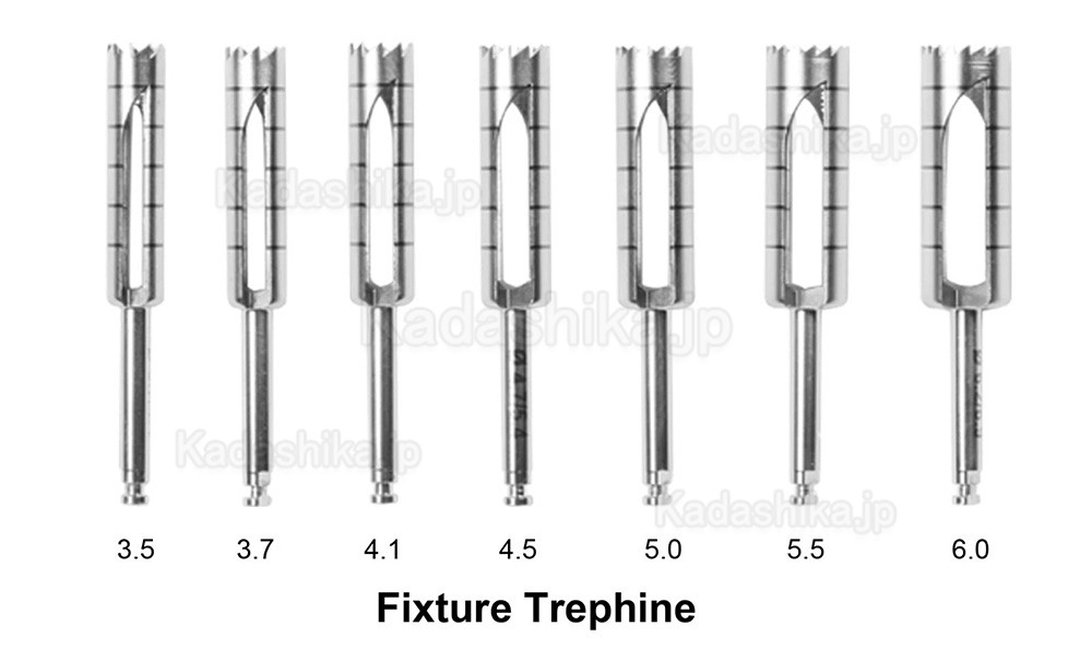 インプラントフィクスチャー＆スクリュー除去マスターキット MCT FSRK-02 ドリルガイドリムーバー