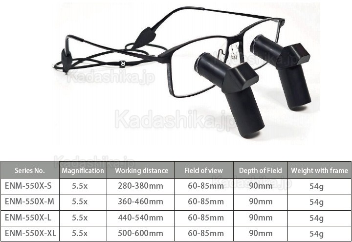 Micare ENM-350X 3.5X 歯科用エルゴルーペ 歯科TTL拡大鏡