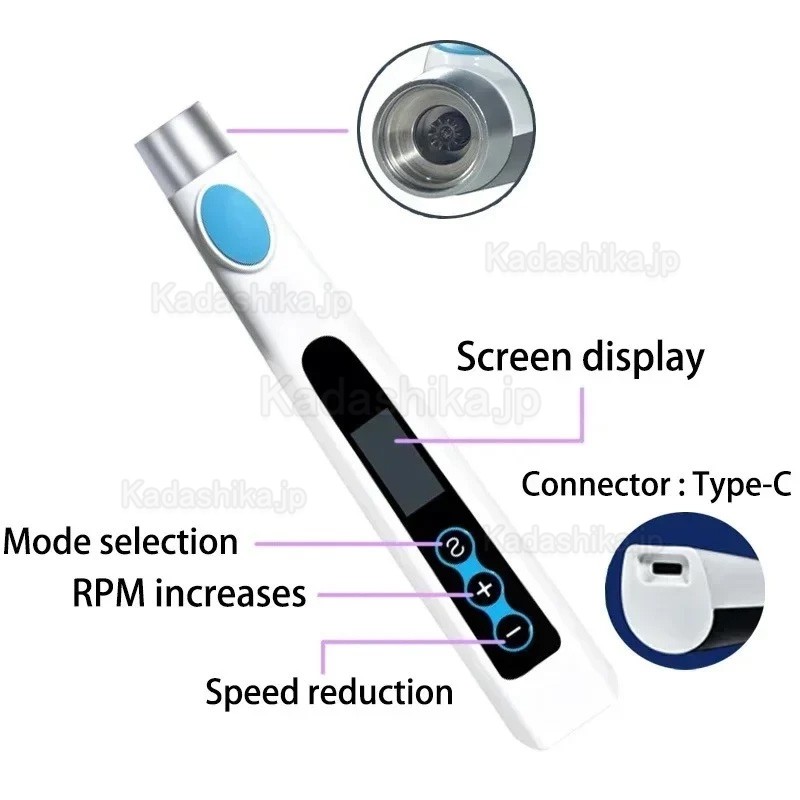 Westcode 歯列矯正ストリッピング IPRセット & PMTC 2-in-1 ハンドピース