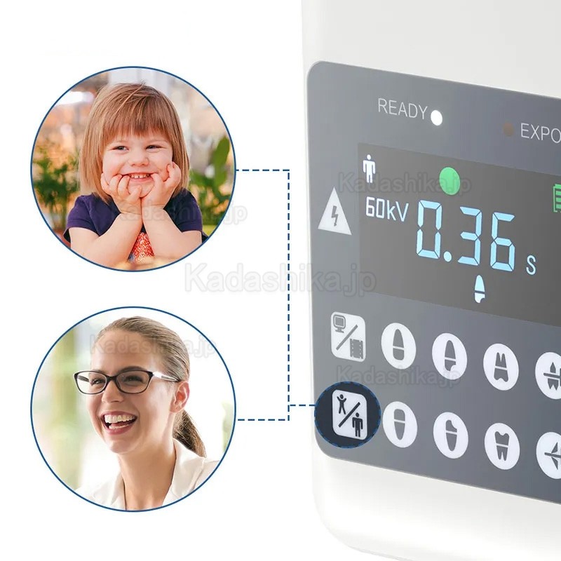 歯科手持ち レントゲン(スクリーン内蔵) + iRay Pluto 0002XW 歯科用ワイヤレスX線センサー