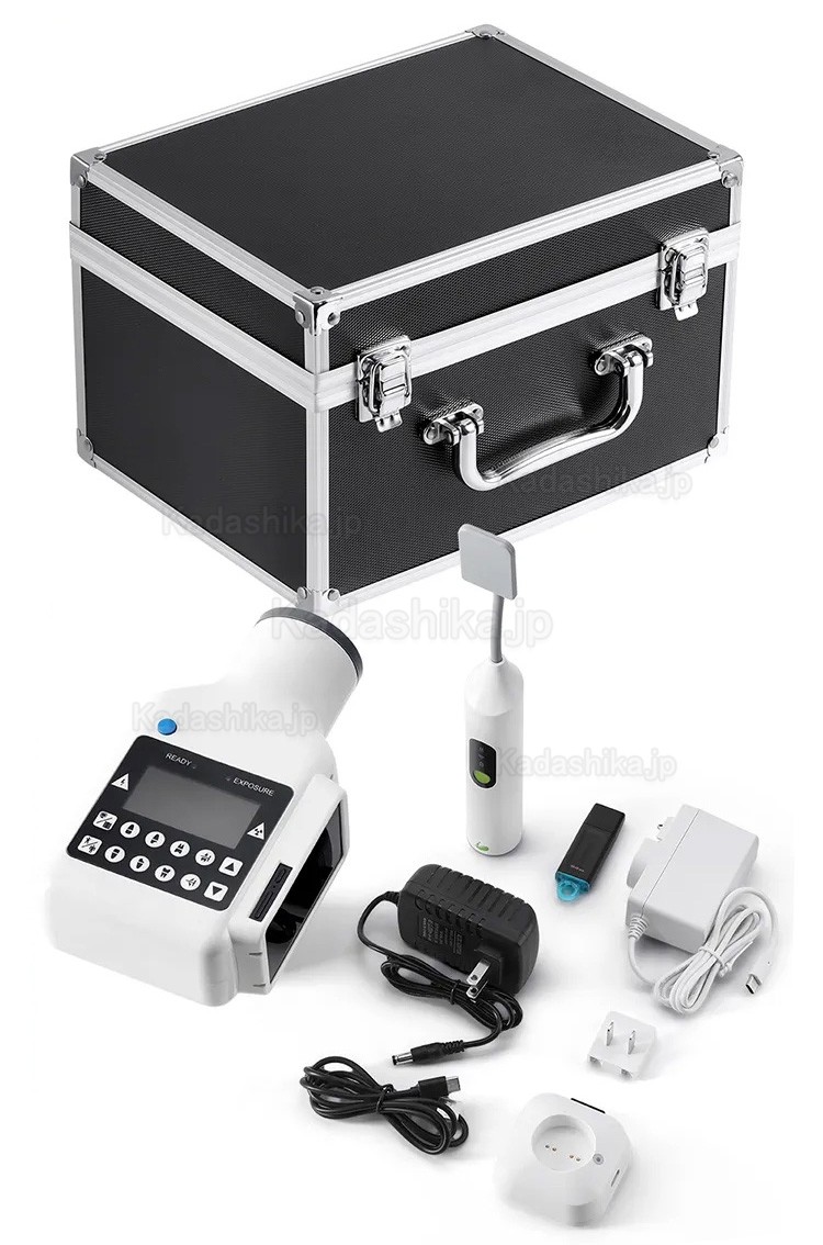 歯科手持ち レントゲン(スクリーン内蔵) + iRay Pluto 0002XW 歯科用ワイヤレスX線センサー