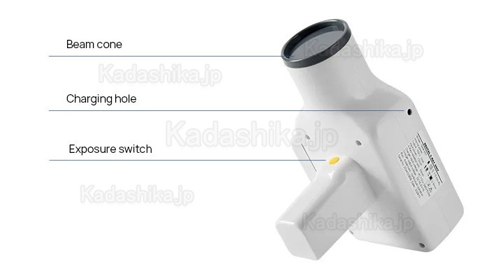 歯科手持ち レントゲン(スクリーン内蔵) + iRay Pluto 0002XW 歯科用ワイヤレスX線センサー